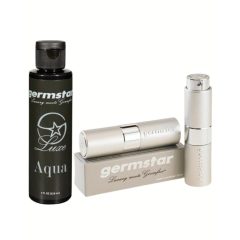   GERMSTAR LUXE AQUA SILVER PRÉMIUM KÉZFERTŐTLENÍTŐ SPRAY ÉS UTÁNTÖLTŐ