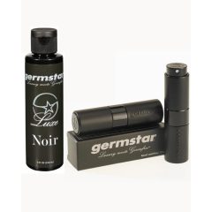   GERMSTAR LUXE NOIR BLACK PRÉMIUM KÉZFERTŐTLENÍTŐ SPRAY ÉS UTÁNTÖLTŐ